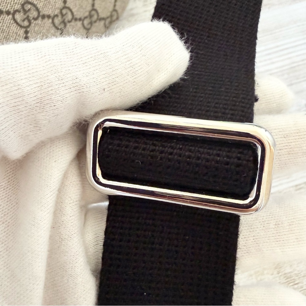 New Gucci brown GG Supreme Monogram men belt bag - Picture 7 of 14